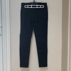 White House Black Market, black skinny leg jeans, size small.